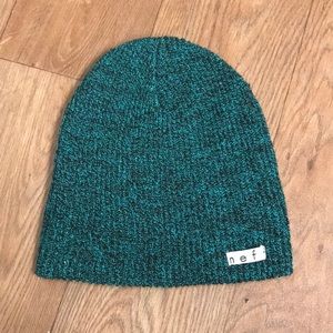 Neff Daily Beanie - Teal and black Heather